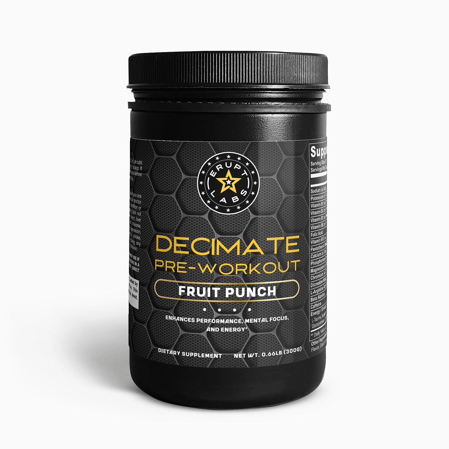 Decimate Pre-Workout Powder (Fruit Punch)