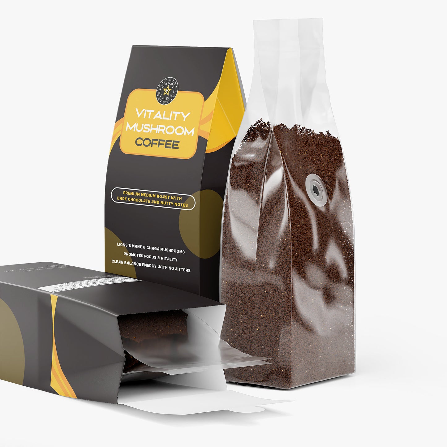 Vitality Mushroom Coffee (Medium Roast)