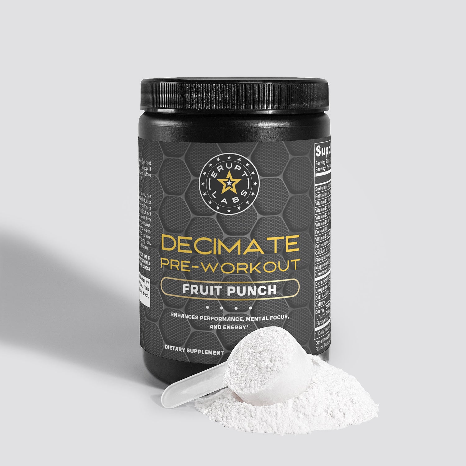 Decimate Pre-Workout Powder (Fruit Punch)