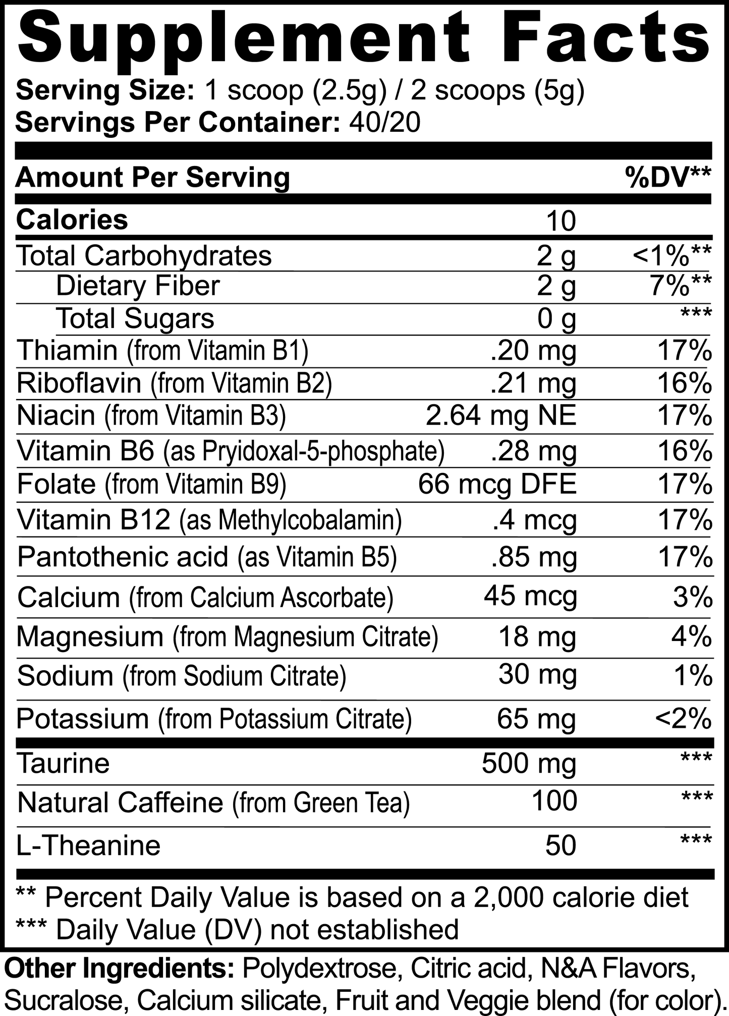 Energy Powder (Lychee Splash)