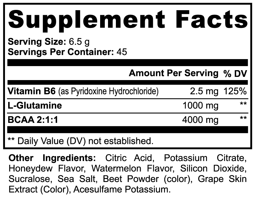 Revive Amino-Acid BCAA (Honeydew/Watermelon)